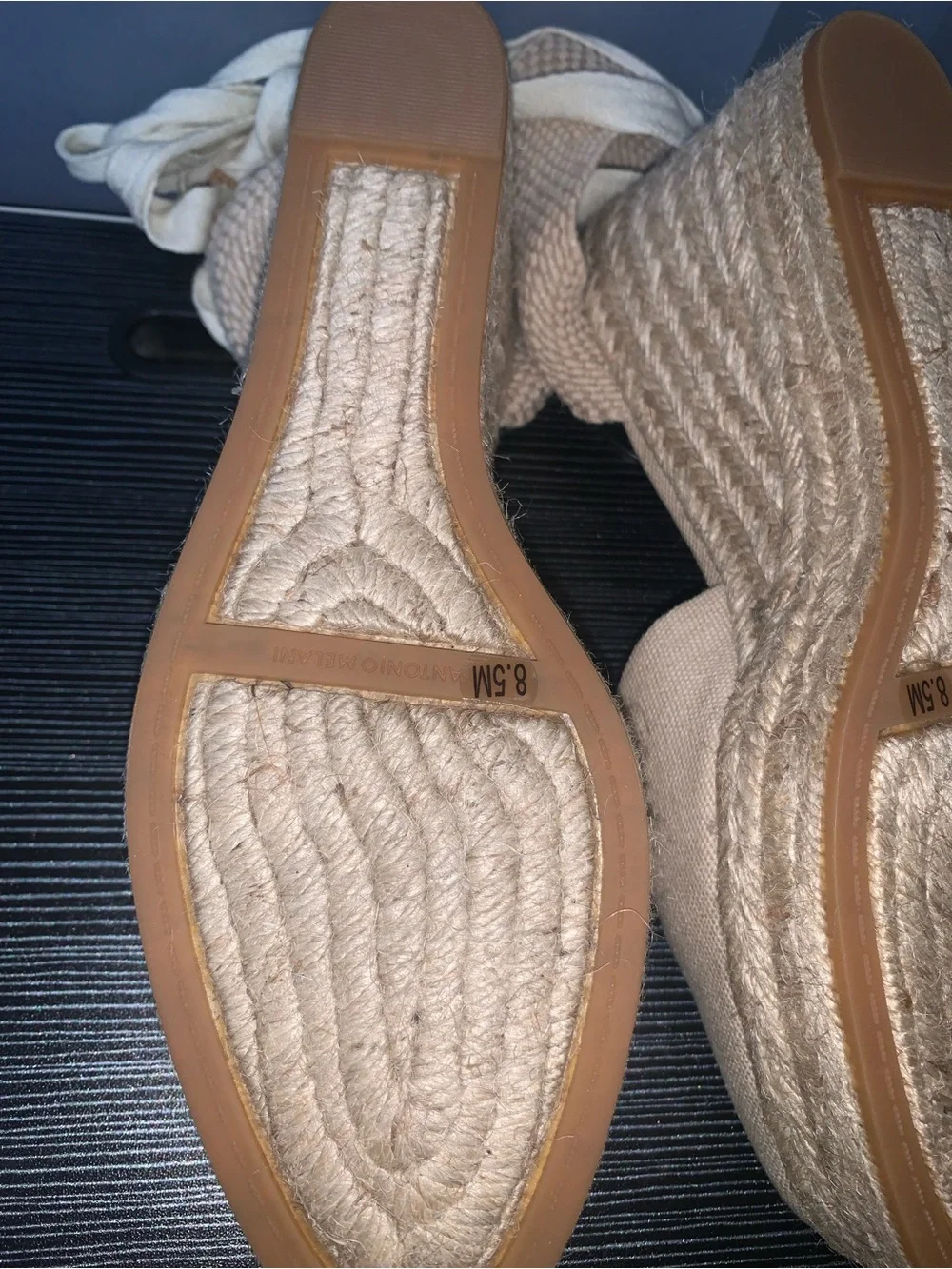 Brand NEW Antonio Melani canvas wedges